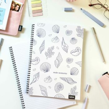 A4 Notebook with spiral binding  - make memories