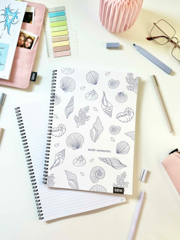 A4 Notebook with spiral binding  - make memories