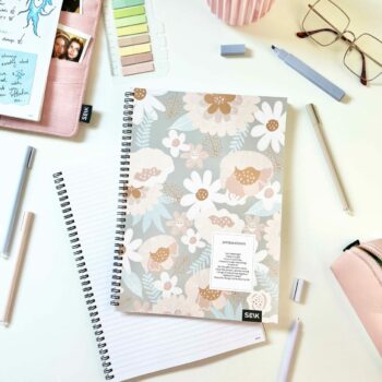 A4 Notebook with spiral binding  - affirmations