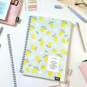 A4 Notebook with spiral binding  - reminders