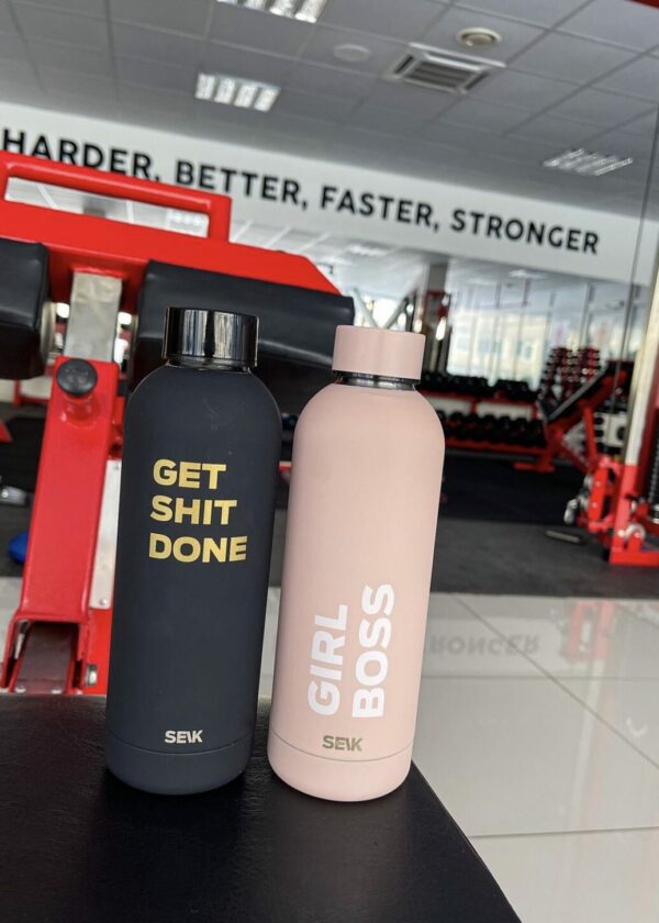 Water Bottle/Thermos - Get Shit Done (black) 500 ml - Image 9
