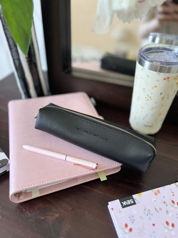 Pencil case - getting stuff done (black color) - Image 3