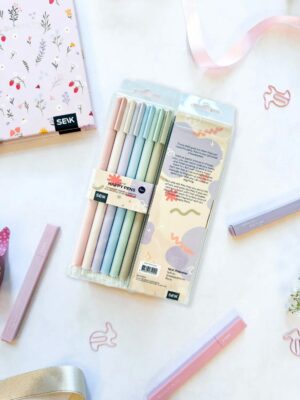Happy pens - Highlight your adventures with pastel colors (6pcs)