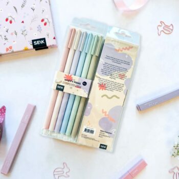 Happy pens - Highlight your adventures with pastel colors (6pcs)