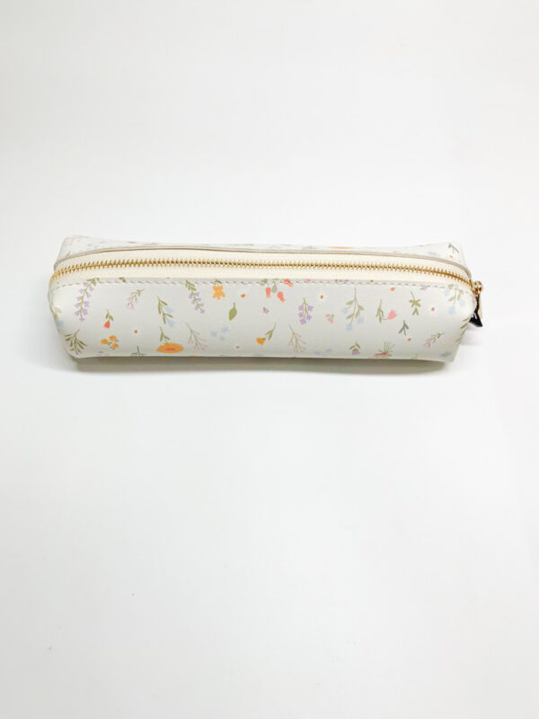 Pencil case with flowers- smile. sparkle. shine. - Image 2