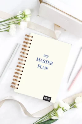 Bullet Journal / Dotted Notebook hard cover spiral binding - My master plan