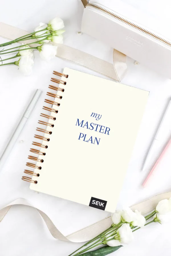 Bullet Journal / Dotted Notebook hard cover spiral binding - My master plan