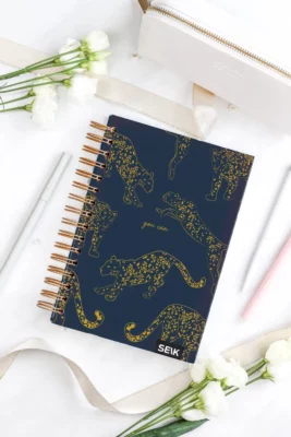 Bullet Journal / Dotted Notebook hard cover spiral binding - you can