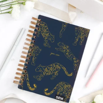 Bullet Journal / Dotted Notebook hard cover spiral binding - you can