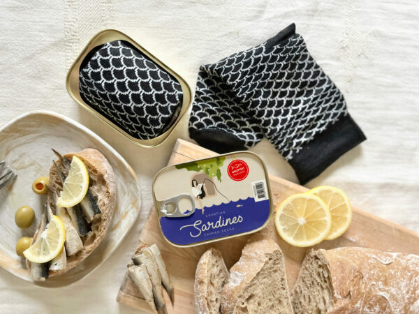Croatian Sardines - Canned Fish Socks (Unisex Sizes 35-46)
