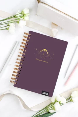 Bullet Journal / Dotted Notebook hard cover spiral binding - magic