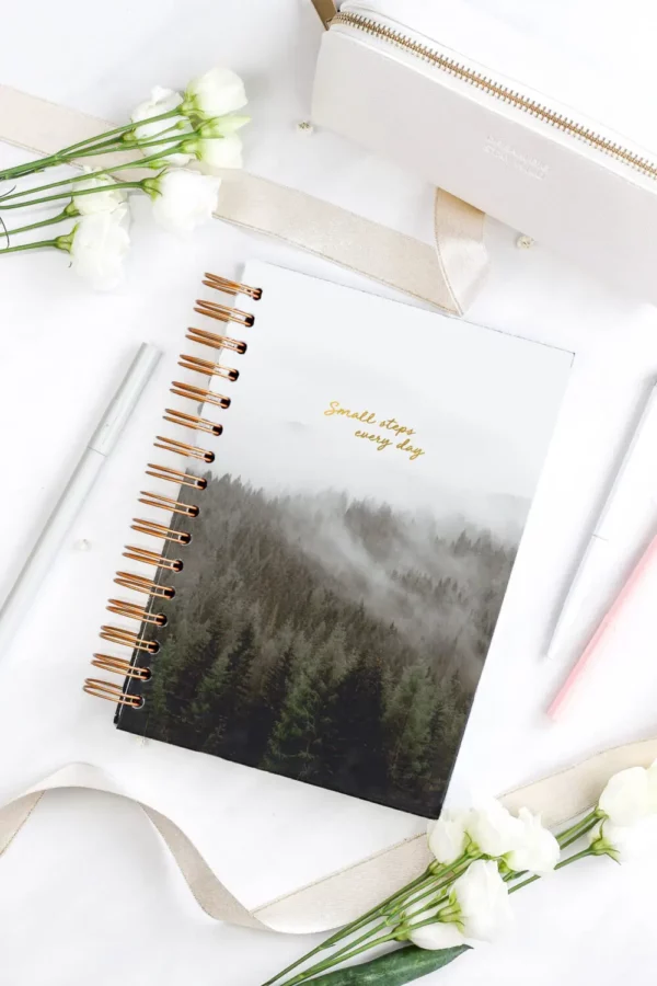 Happy Calendar school planner spiral binding 25/26 -  forest