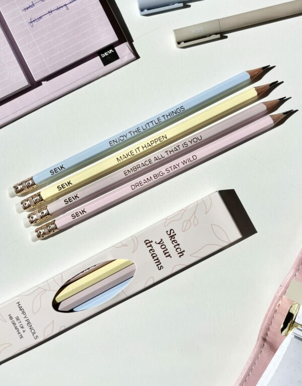 Happy Pencils - 4 pcs