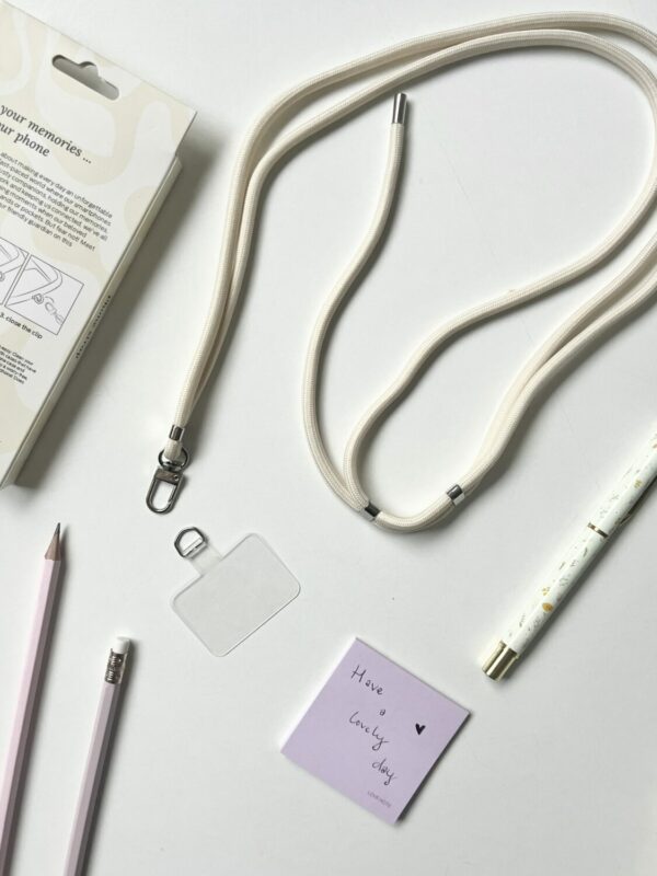 universal phone strap - vanilla (beige) - Image 9