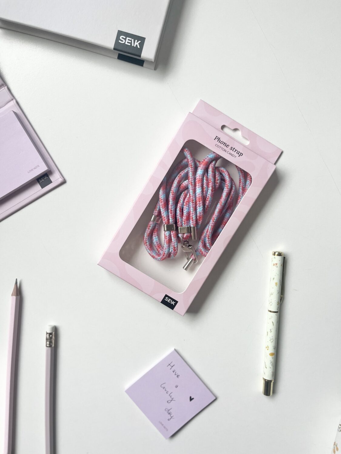 universal phone strap - cotton candy
