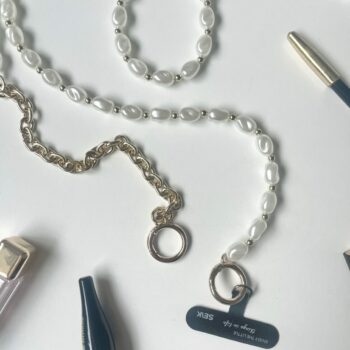 Universal Phone Strap - golden pearl dream