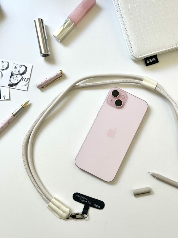 Universal Phone Strap - Leather Luxe (beige) - Image 4