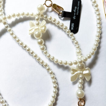Universal Phone Strap - pearly bow