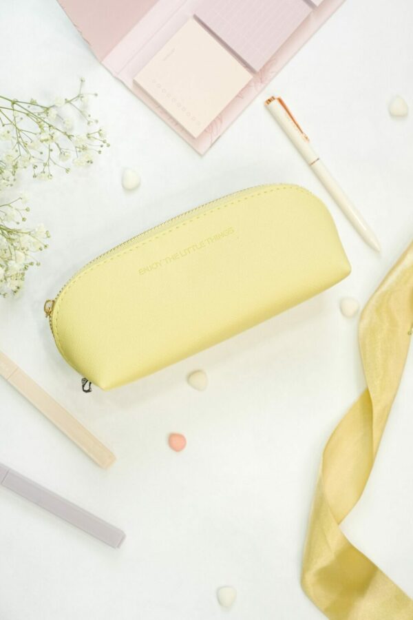 Pencil Case - Sunshine - Enjoy the little things (yellow color) - Image 10