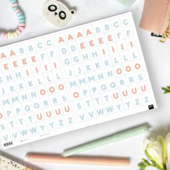 Movable alphabet - inner pages