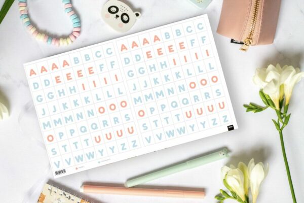 Movable alphabet - inner pages