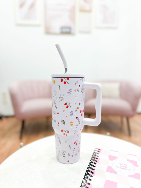 Tumbler - strawberries 1200ml