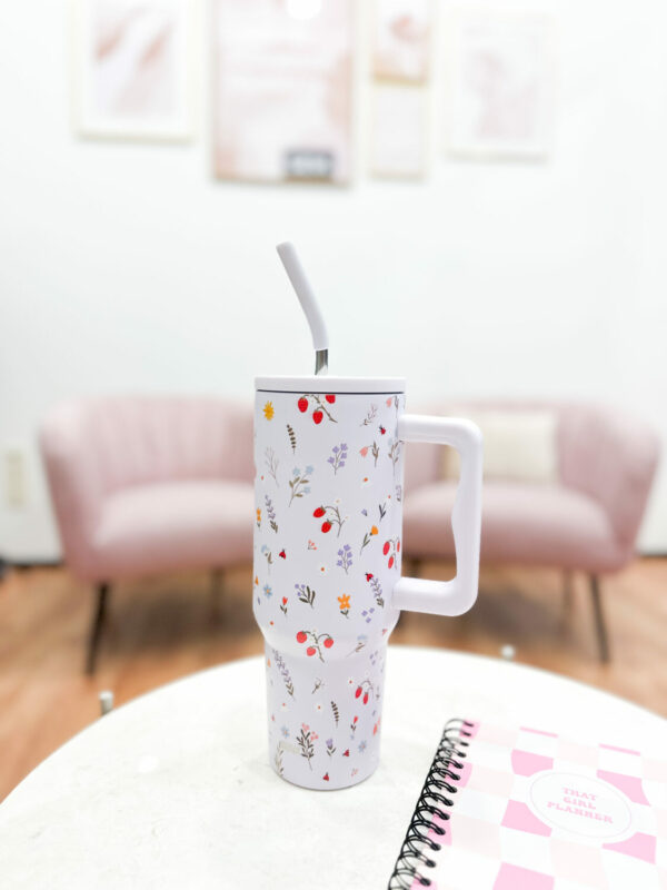 Tumbler - strawberries 1200ml - Image 2