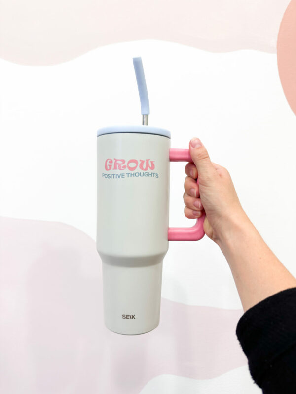 Tumbler - grow positive thoughts 1200ml - Image 2