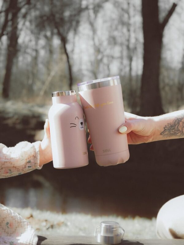 Water Bottle/Thermos - little kitty 350ml - Image 13