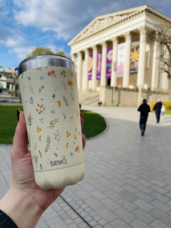 Thermos /coffee cup - flowers 350ml - Image 11