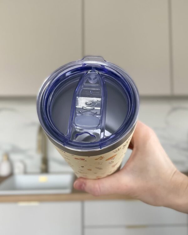 Thermos /coffee cup - flowers 350ml - Image 7