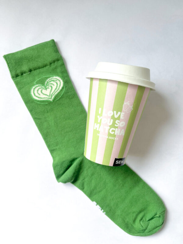 I love you so Matcha socks