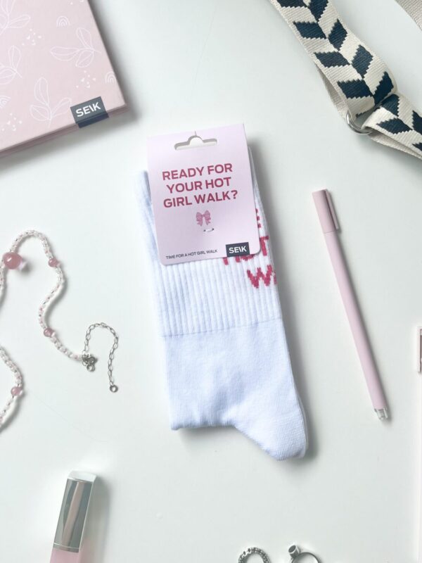 sport socks- time for a hot girl walk (women 35-40) - Image 2