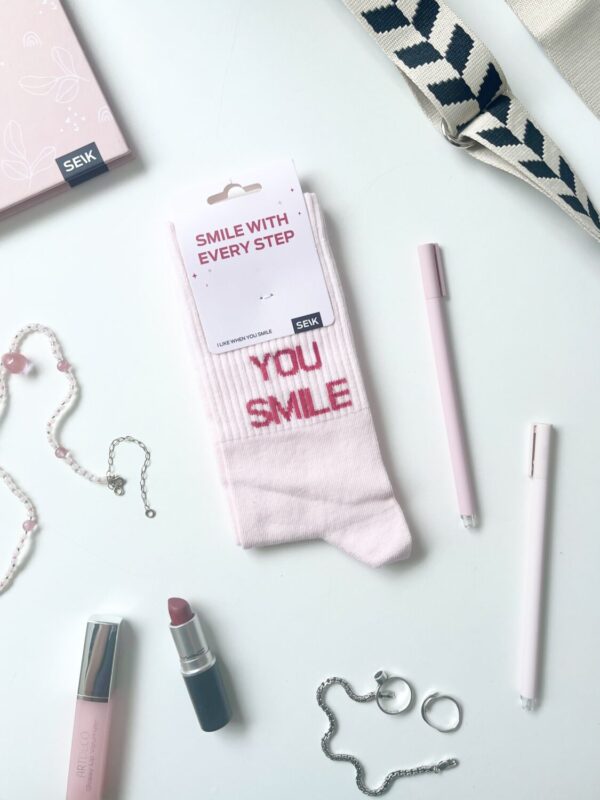 sport socks- I like it when you smile (women 35-40) - Image 2