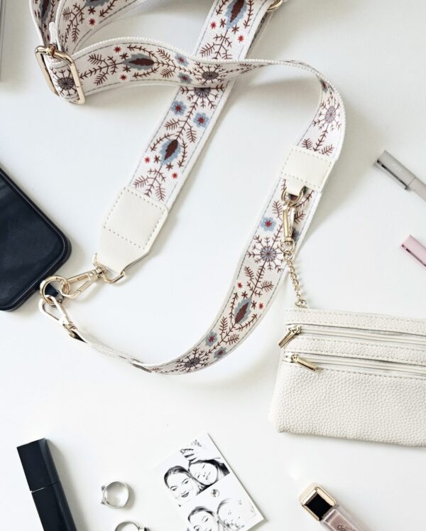 Universal Phone Strap with wallet- cultural Petals - Image 4