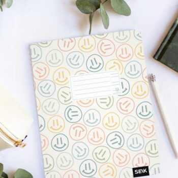 Handwriting practice notebook (12sh) - smileys