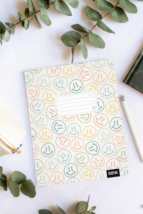 Handwriting practice notebook (12sh) - smileys