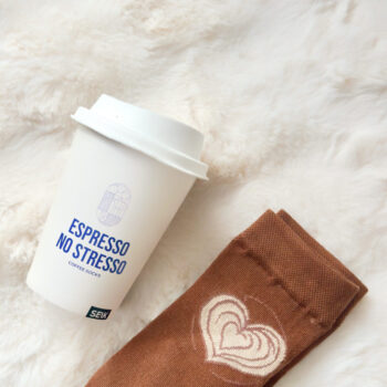 Espresso no stresso socks