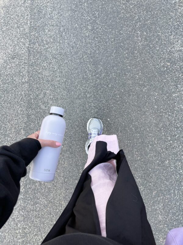 Water Bottle/Thermos - Enjoy every moment (lilac) 500ml - Image 6