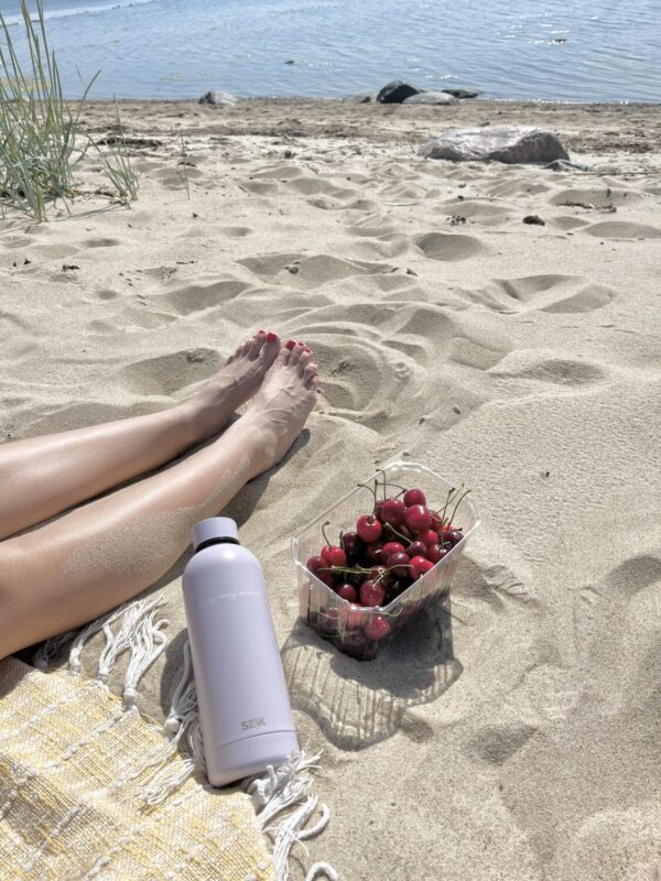 Water Bottle/Thermos - Enjoy every moment (lilac) 500ml - Image 7
