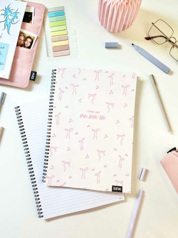 A4 Notebook with spiral binding  - I think I like this little life