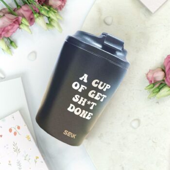 Coffee thermos mug - get sh*t done (350ml)