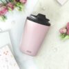 Coffee thermos mug - pink (350ml)