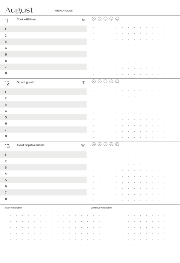 Happy Calendar school planner spiral binding 25/26 - make it happen - Image 2