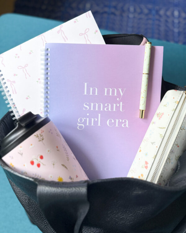 A4 Notebook with spiral binding  - in my smart girl era - Image 3