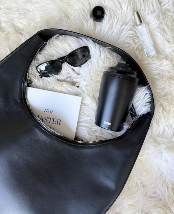 Coffee thermos mug - black (350ml) - Image 2