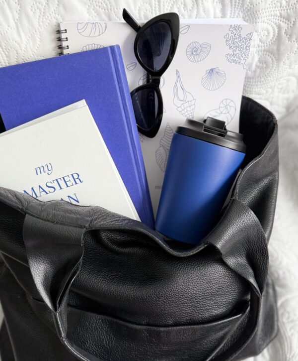 Coffee thermos mug - blue (350ml) - Image 2