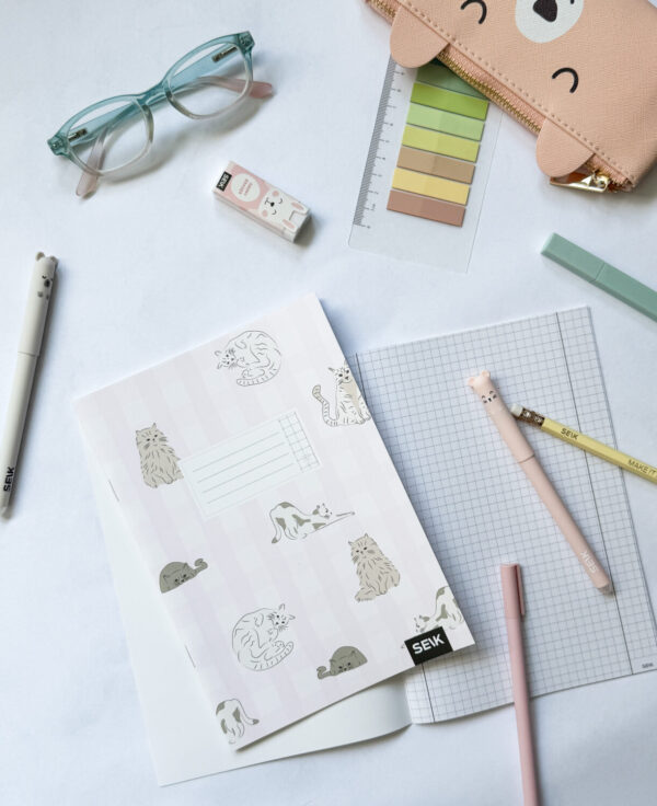 Squared notebook (12 sheets) - cats - Image 3