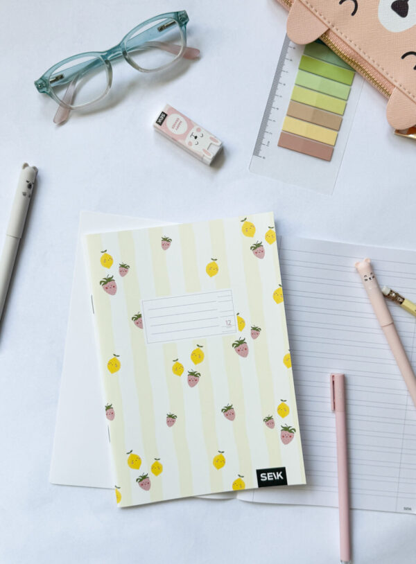 Handwriting practice notebook (12 sheets) - fruits - Image 3