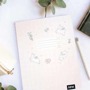 Handwriting practice notebook (12sh) - bunnies